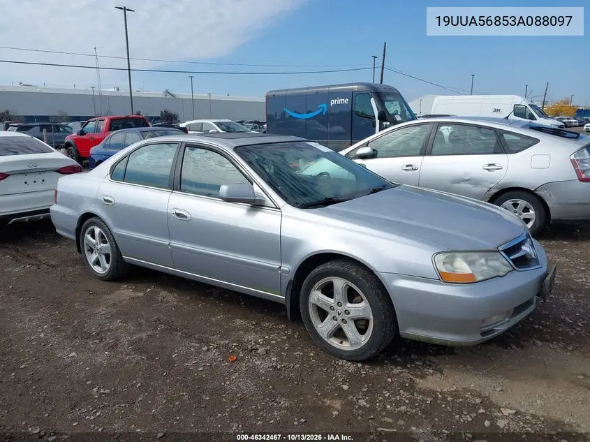 ACURA TL 2003, VIN 19UUA56853A088097