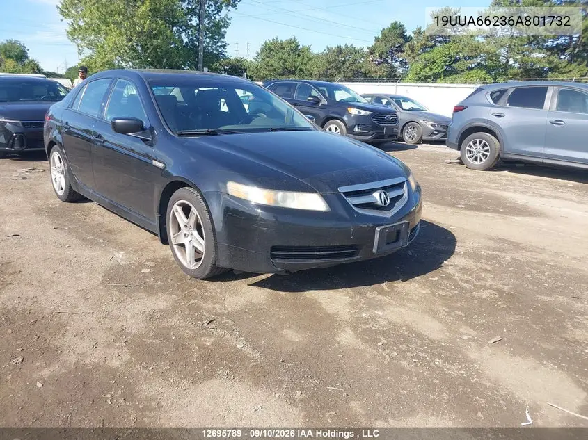 ACURA TL 2006, VIN 19UUA66236A801732