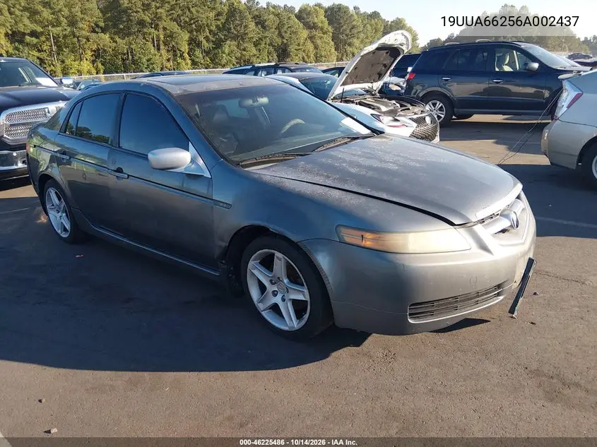 ACURA TL 2006, VIN 19UUA66256A002437