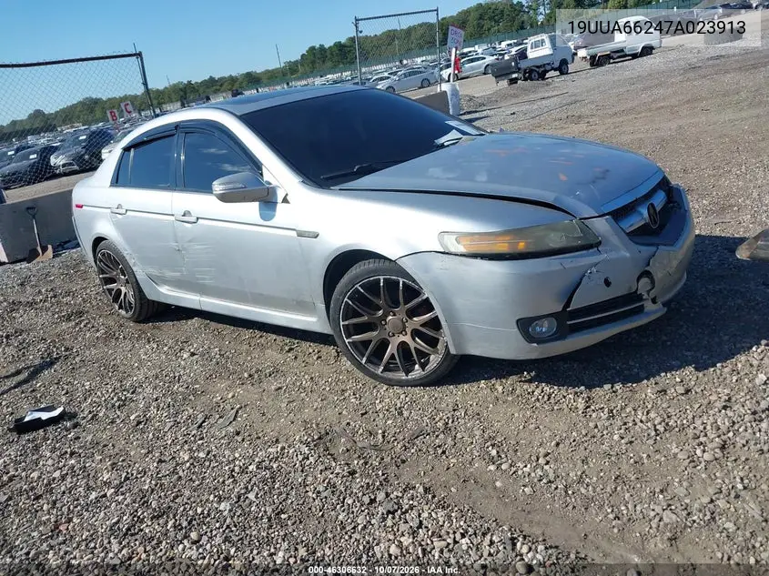 ACURA TL 2007, VIN 19UUA66247A023913