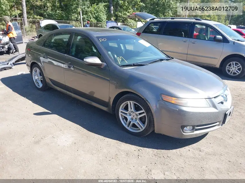 ACURA TL 2008, VIN 19UUA66238A012709