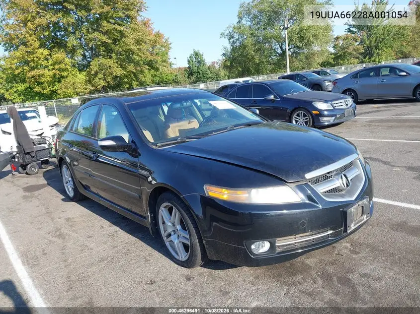 ACURA TL 2008, VIN 19UUA66228A001054