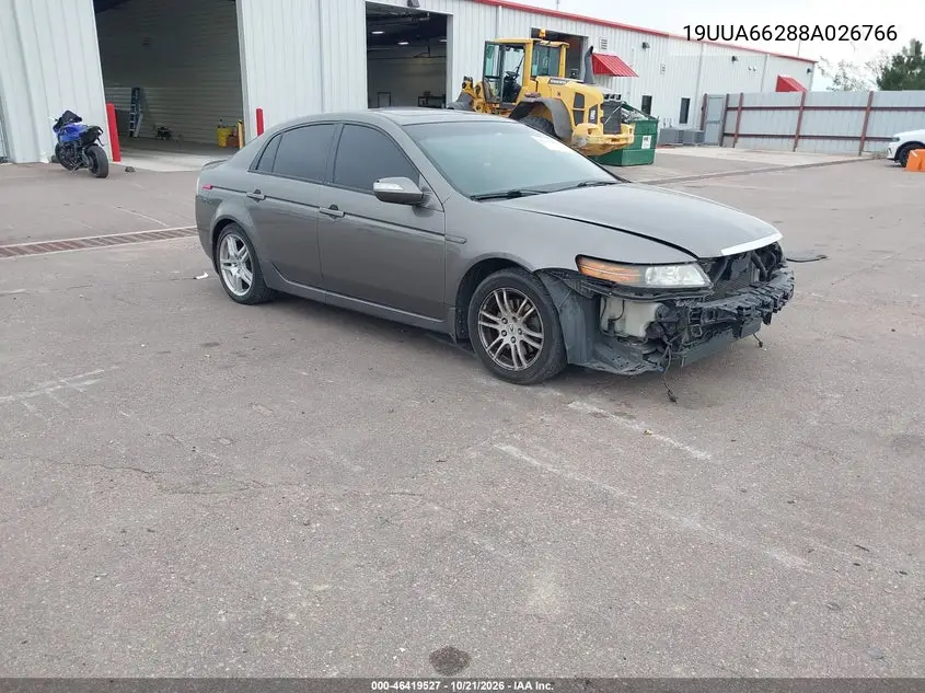 ACURA TL 2008, VIN 19UUA66288A026766