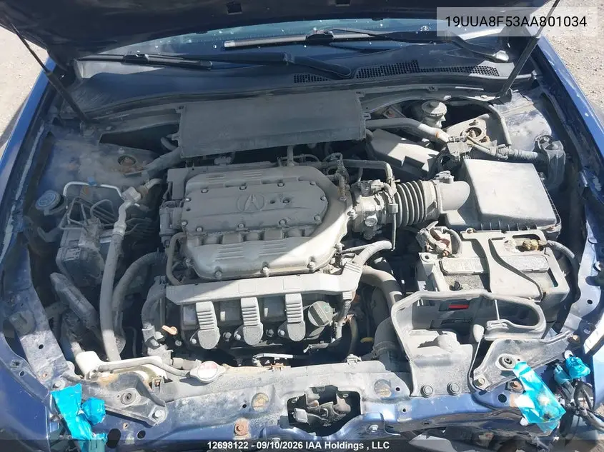 2010 ACURA TL VIN 19UUA8F53AA801034 — фото 10