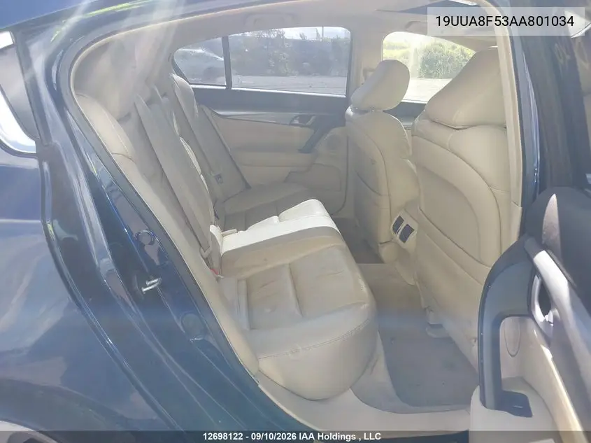2010 ACURA TL VIN 19UUA8F53AA801034 — фото 8