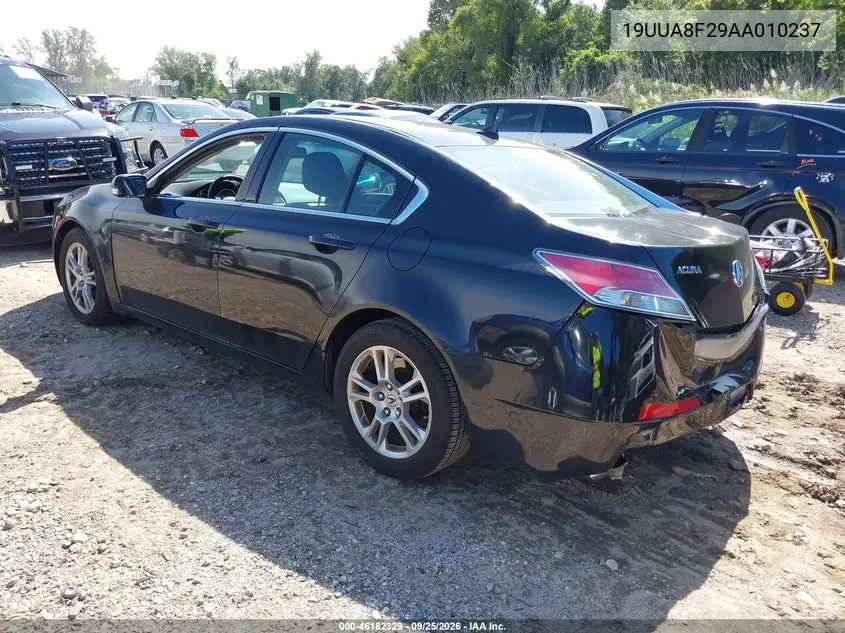 2010 ACURA TL VIN 19UUA8F29AA010237 — фото 3