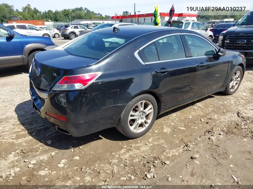 2010 ACURA TL VIN 19UUA8F29AA010237 — фото 4