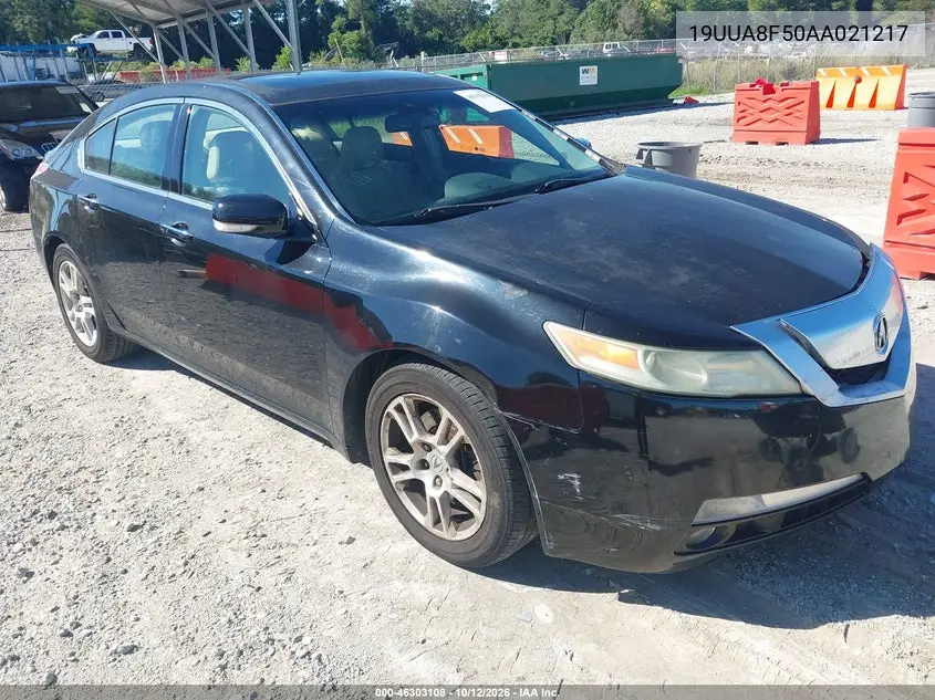 ACURA TL 2010, VIN 19UUA8F50AA021217