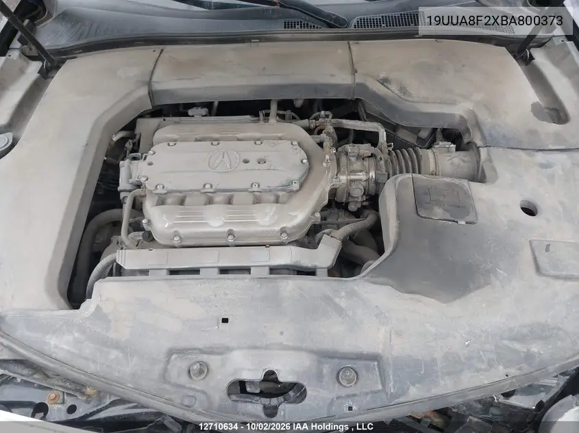 2011 ACURA TL VIN 19UUA8F2XBA800373 — фото 10