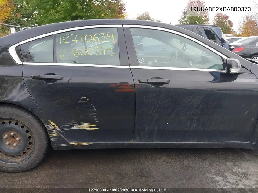 2011 ACURA TL VIN 19UUA8F2XBA800373 — фото 14