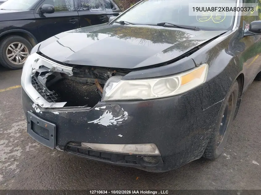 2011 ACURA TL VIN 19UUA8F2XBA800373 — фото 6
