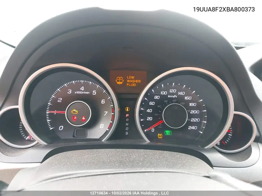 2011 ACURA TL VIN 19UUA8F2XBA800373 — фото 7