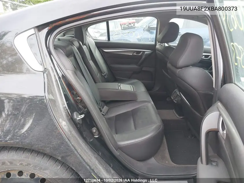 2011 ACURA TL VIN 19UUA8F2XBA800373 — фото 8