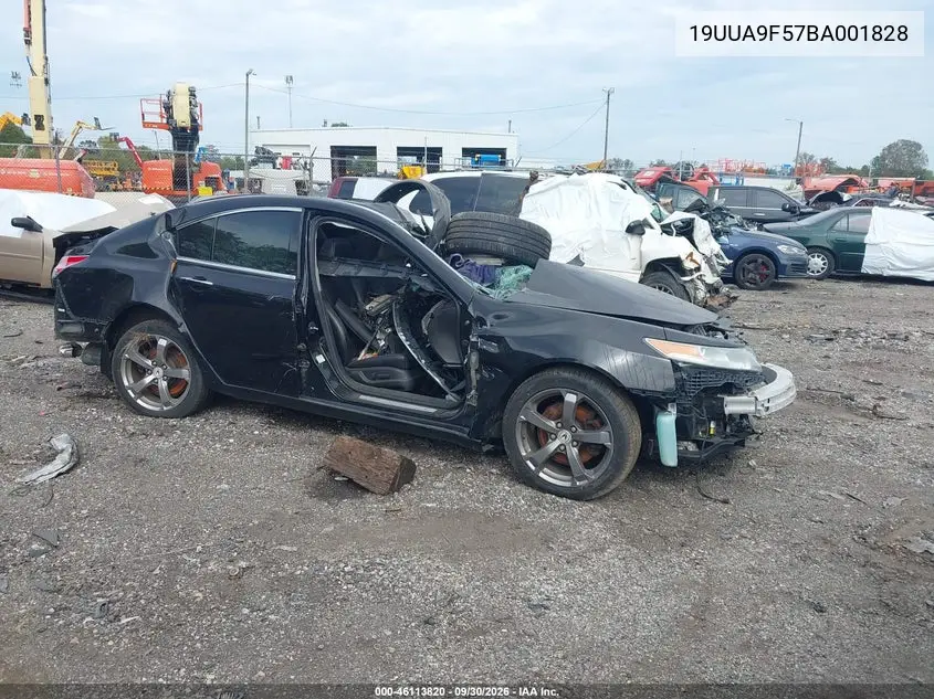 ACURA TL 2011, VIN 19UUA9F57BA001828