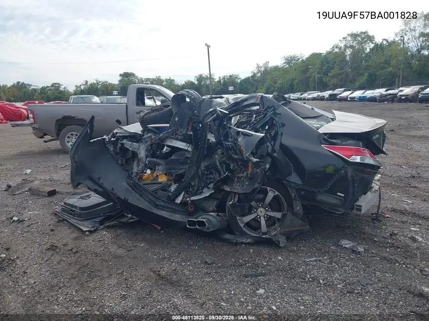 2011 ACURA TL VIN 19UUA9F57BA001828 — фото 3