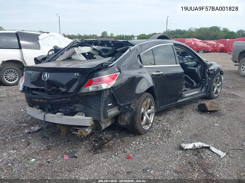 2011 ACURA TL VIN 19UUA9F57BA001828 — фото 4