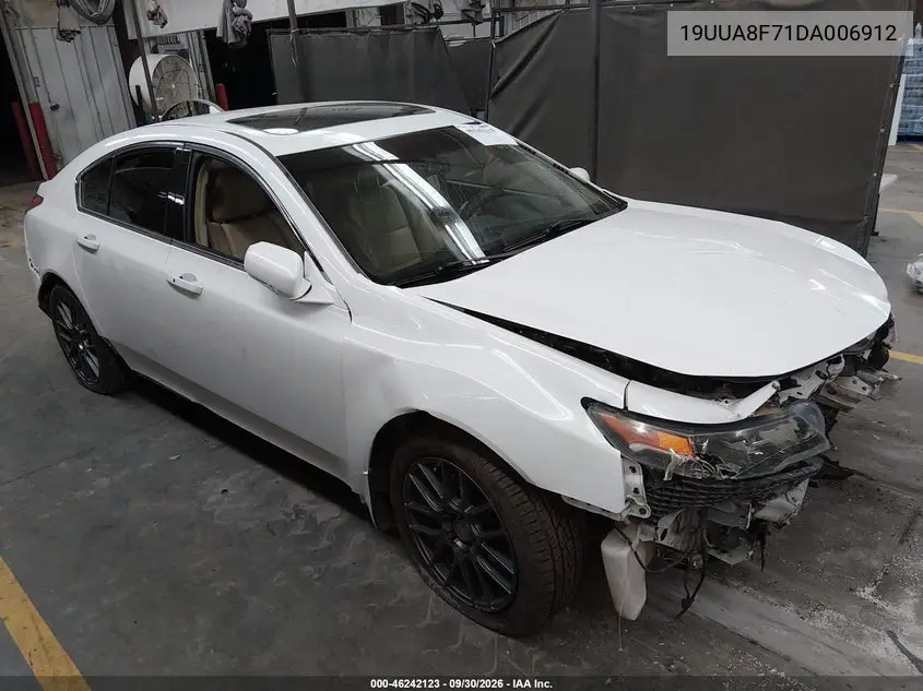 ACURA TL 2013, VIN 19UUA8F71DA006912