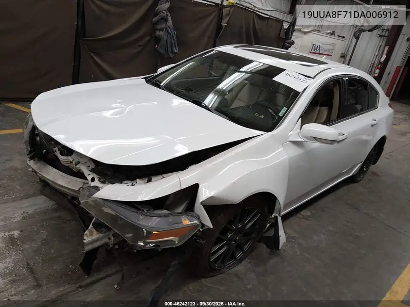 2013 ACURA TL VIN 19UUA8F71DA006912 — фото 2