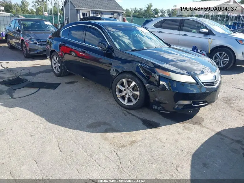 ACURA TL 2013, VIN 19UUA8F59DA004937