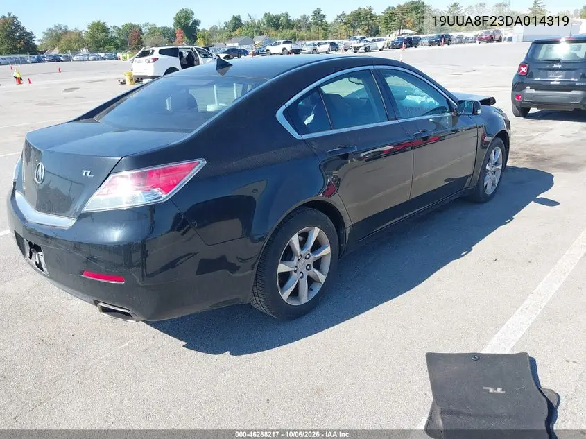 2013 ACURA TL VIN 19UUA8F23DA014319 — фото 4