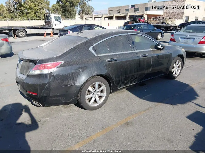 2013 ACURA TL VIN 19UUA8F57DA001034 — фото 4