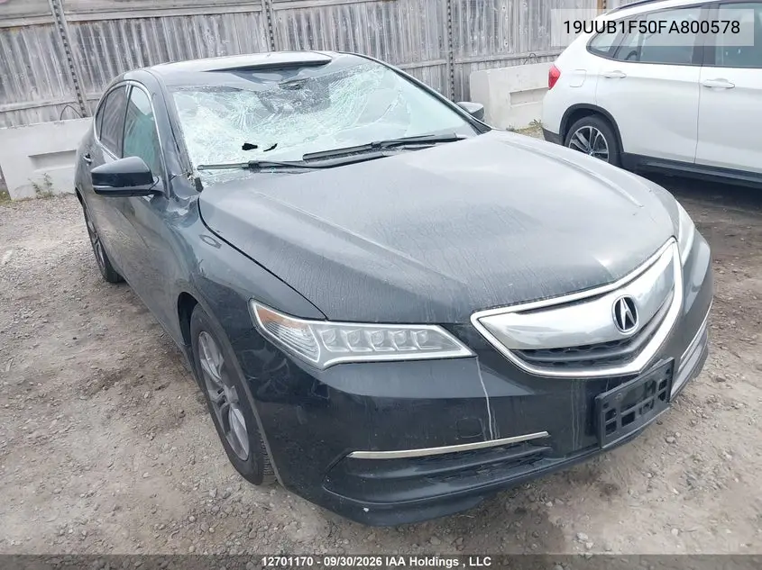 ACURA TLX 2015, VIN 19UUB1F50FA800578