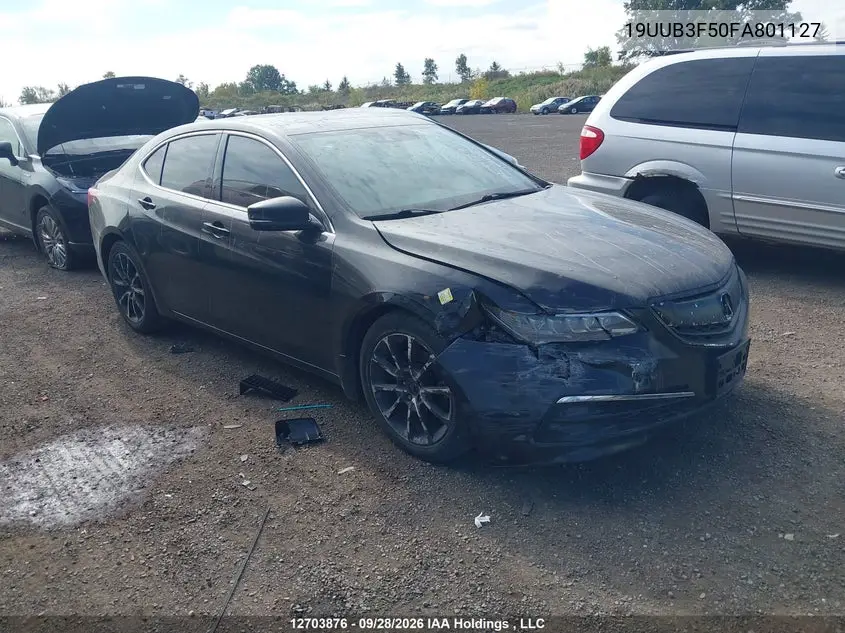 ACURA TLX 2015, VIN 19UUB3F50FA801127