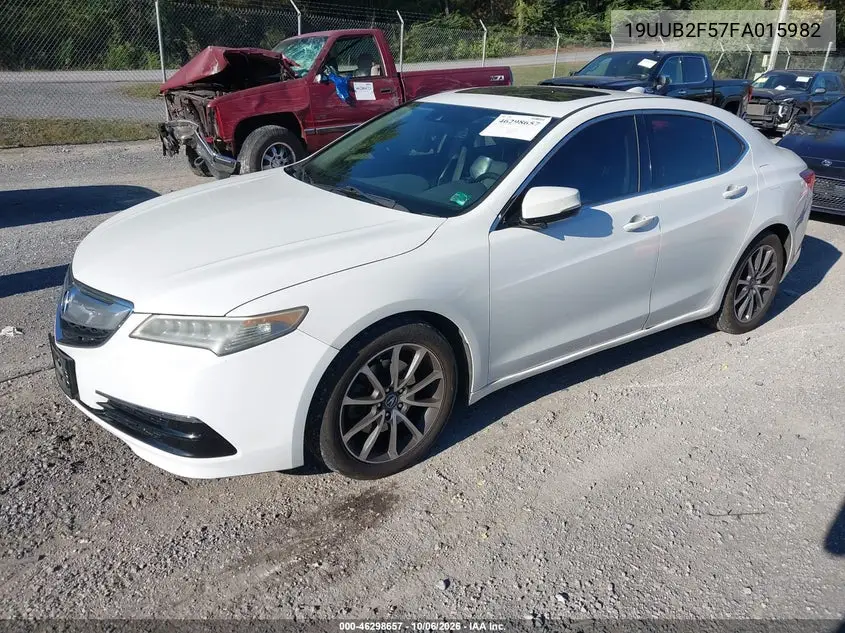 2015 ACURA TLX VIN 19UUB2F57FA015982 — фото 2