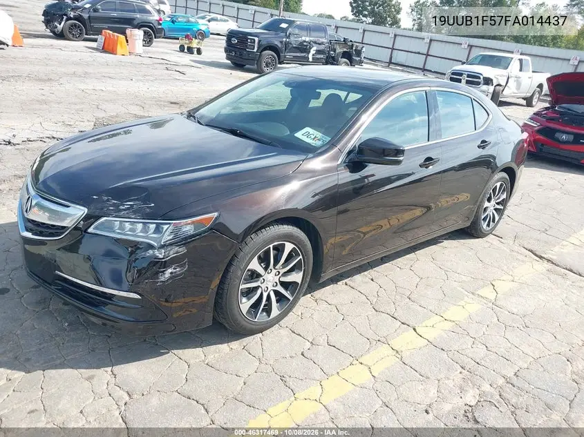2015 ACURA TLX VIN 19UUB1F57FA014437 — фото 2