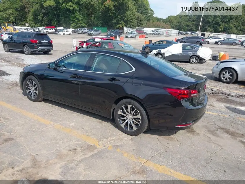 2015 ACURA TLX VIN 19UUB1F57FA014437 — фото 3