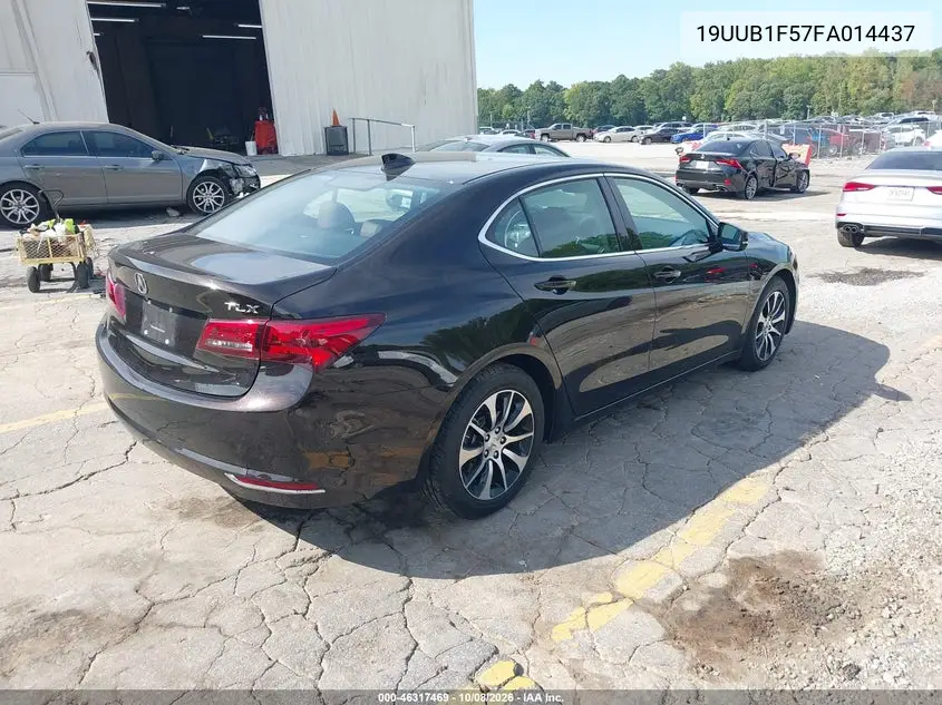 2015 ACURA TLX VIN 19UUB1F57FA014437 — фото 4