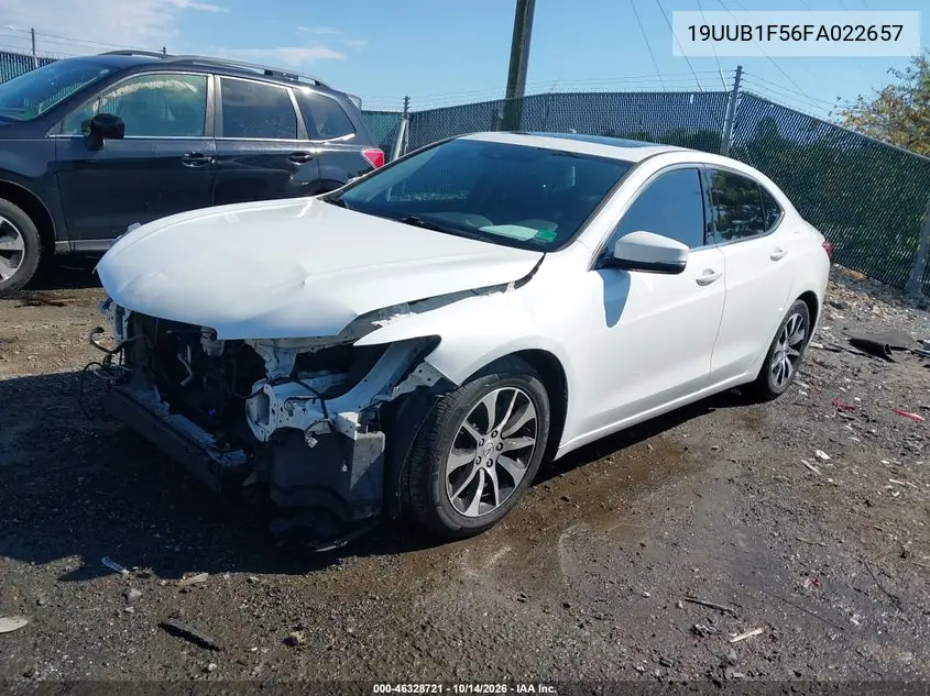 2015 ACURA TLX VIN 19UUB1F56FA022657 — фото 2