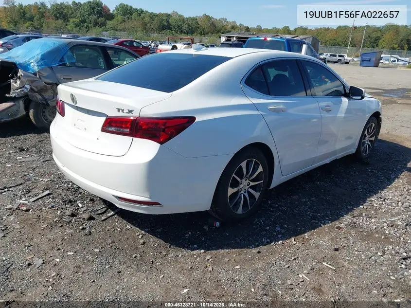 2015 ACURA TLX VIN 19UUB1F56FA022657 — фото 4