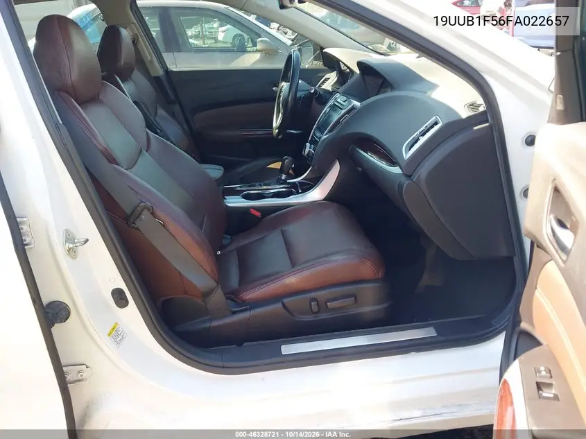 2015 ACURA TLX VIN 19UUB1F56FA022657 — фото 5