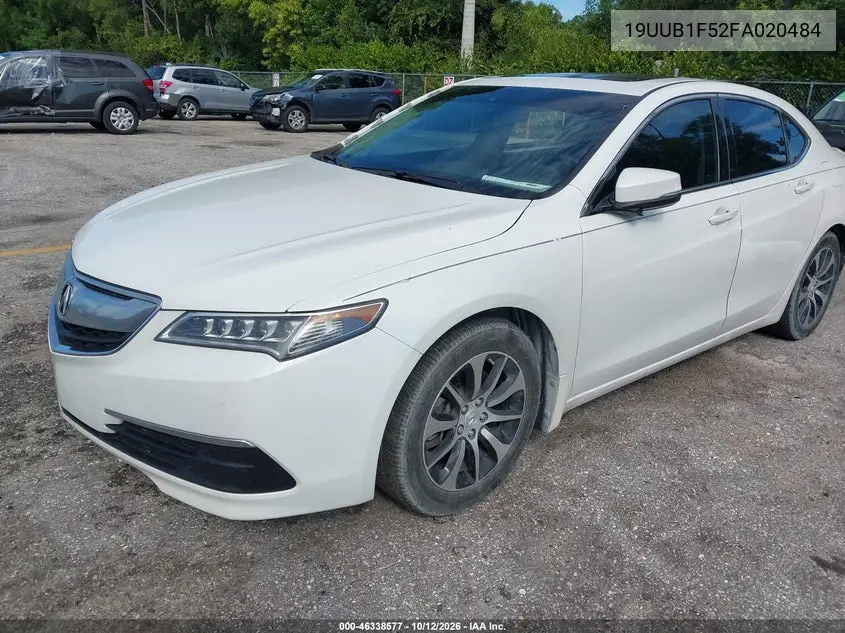 2015 ACURA TLX VIN 19UUB1F52FA020484 — фото 2