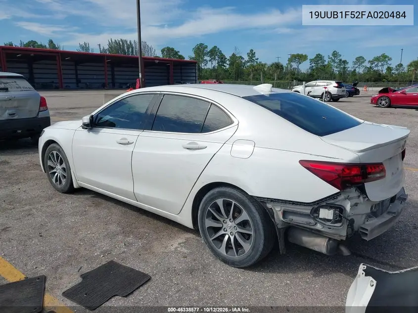 2015 ACURA TLX VIN 19UUB1F52FA020484 — фото 3