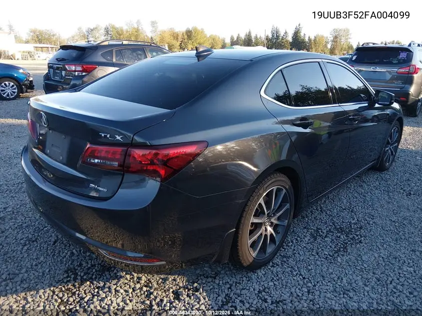 2015 ACURA TLX VIN 19UUB3F52FA004099 — фото 4