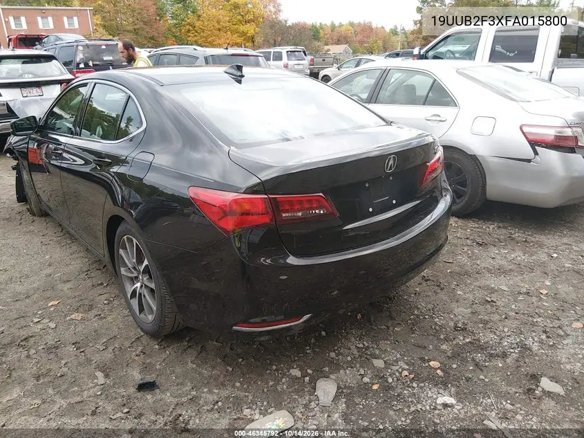 2015 ACURA TLX VIN 19UUB2F3XFA015800 — фото 3