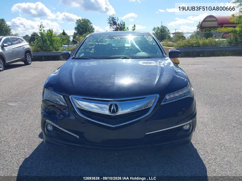 2016 ACURA TLX VIN 19UUB3F51GA800666 — фото 12
