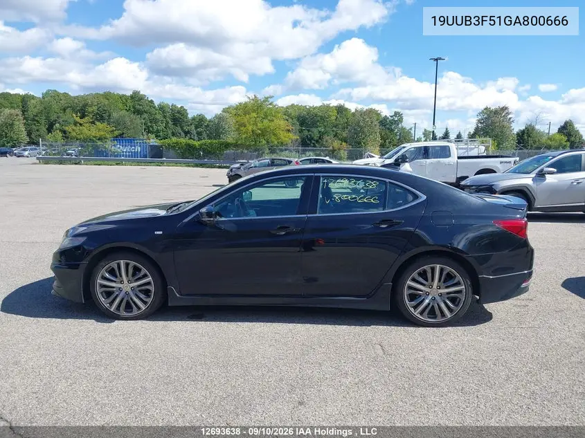 2016 ACURA TLX VIN 19UUB3F51GA800666 — фото 14