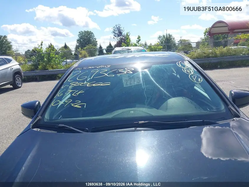 2016 ACURA TLX VIN 19UUB3F51GA800666 — фото 17