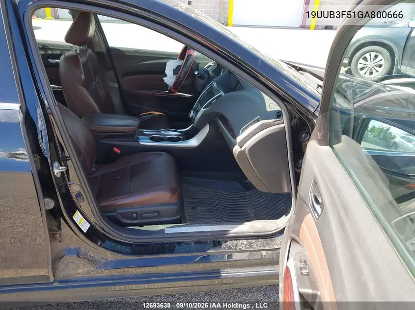2016 ACURA TLX VIN 19UUB3F51GA800666 — фото 5