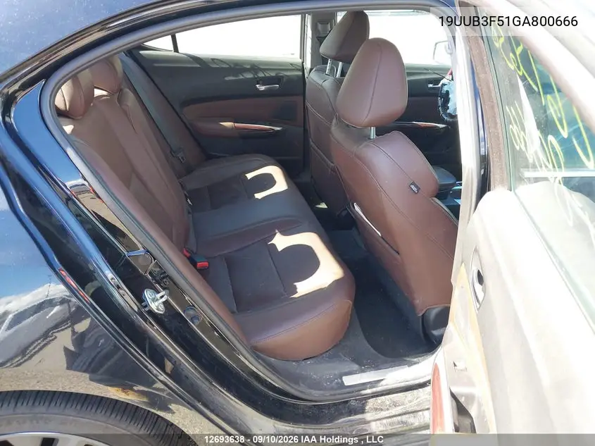 2016 ACURA TLX VIN 19UUB3F51GA800666 — фото 8
