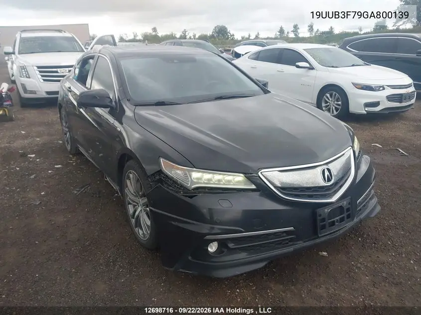 ACURA TLX 2016, VIN 19UUB3F79GA800139