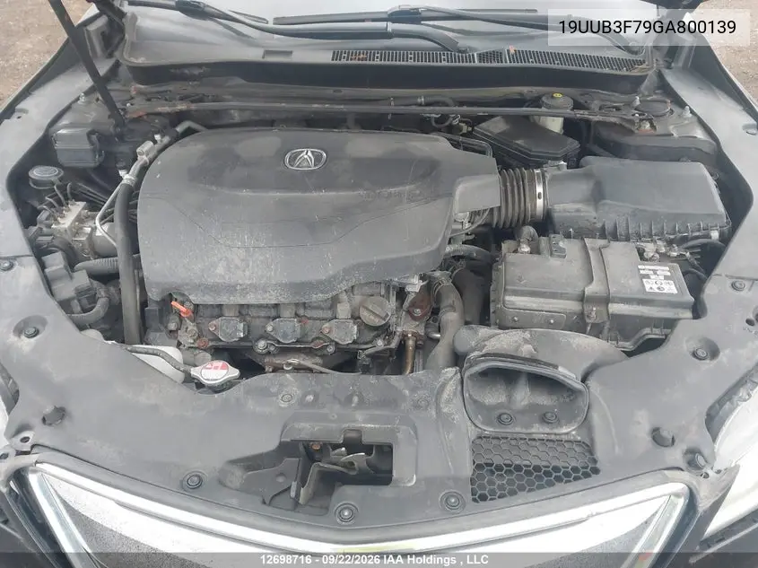 2016 ACURA TLX VIN 19UUB3F79GA800139 — фото 10