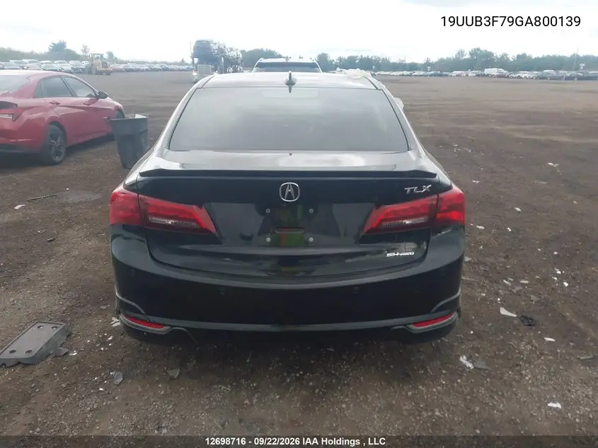 2016 ACURA TLX VIN 19UUB3F79GA800139 — фото 16