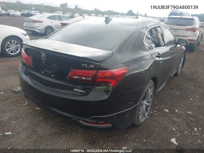 2016 ACURA TLX VIN 19UUB3F79GA800139 — фото 4