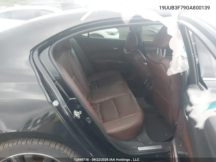 2016 ACURA TLX VIN 19UUB3F79GA800139 — фото 8