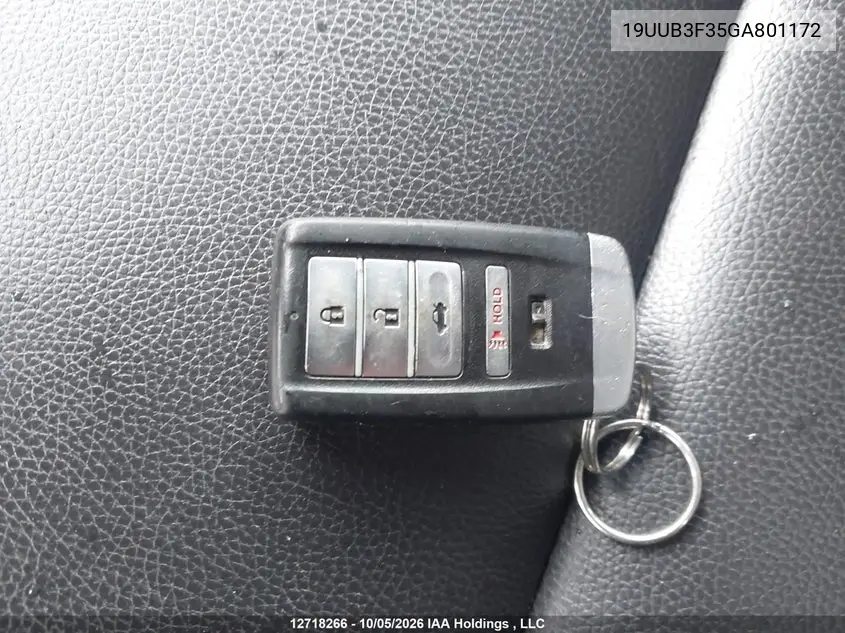 2016 ACURA TLX VIN 19UUB3F35GA801172 — фото 11
