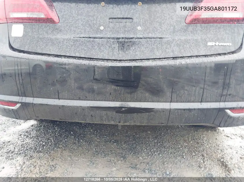 2016 ACURA TLX VIN 19UUB3F35GA801172 — фото 12